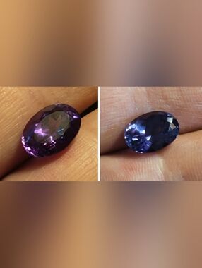 Natural Color Changing Alexandrite Gemstone Opal Cut 6.40ct